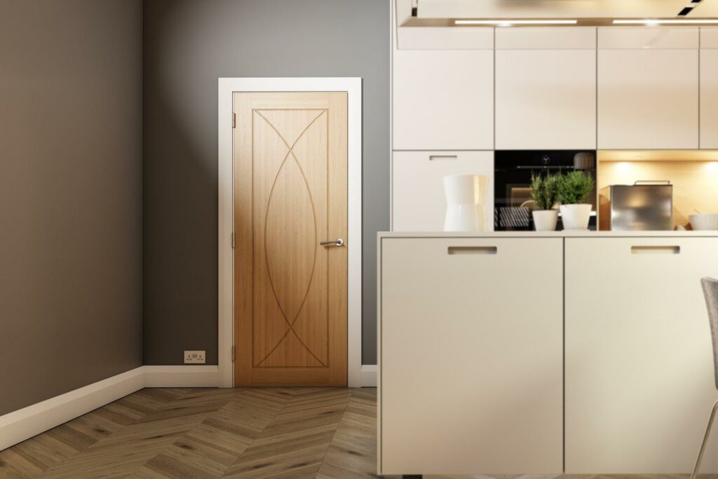 Amalfi interior oak fire door