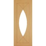 Amalfi glazed interior oak door