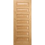 Biarritz interior oak door