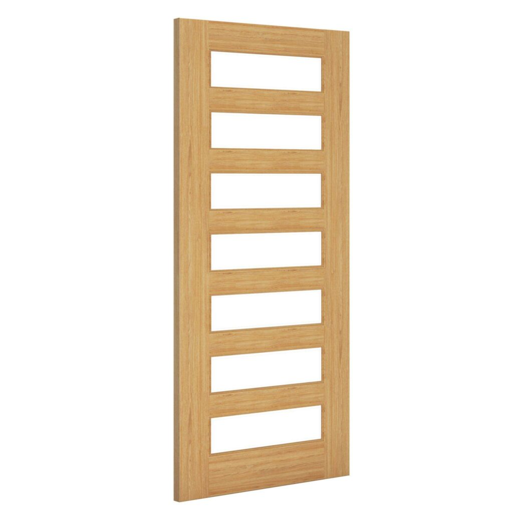 Biarritz glazed interior oak door