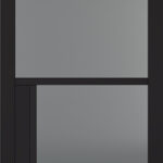 BLACK CHELSEA 4L TINTED GLASS INTERNAL DOOR