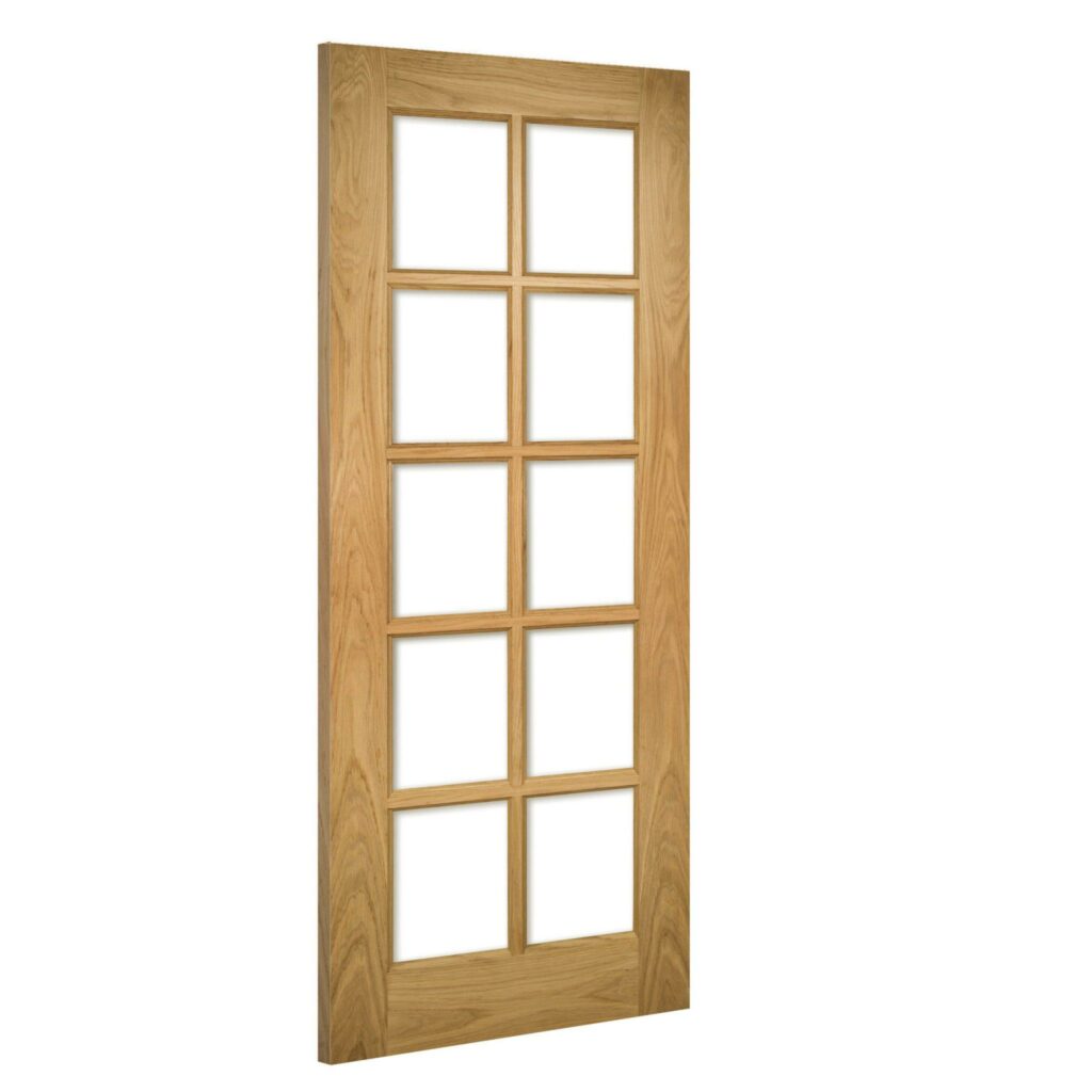 Bristol glazed interior oak door