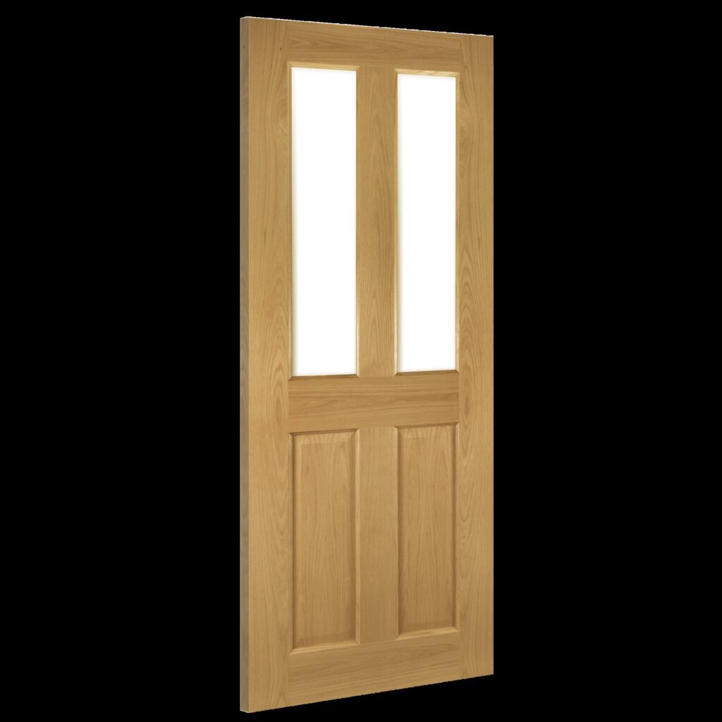 Bury glazed interior oak door