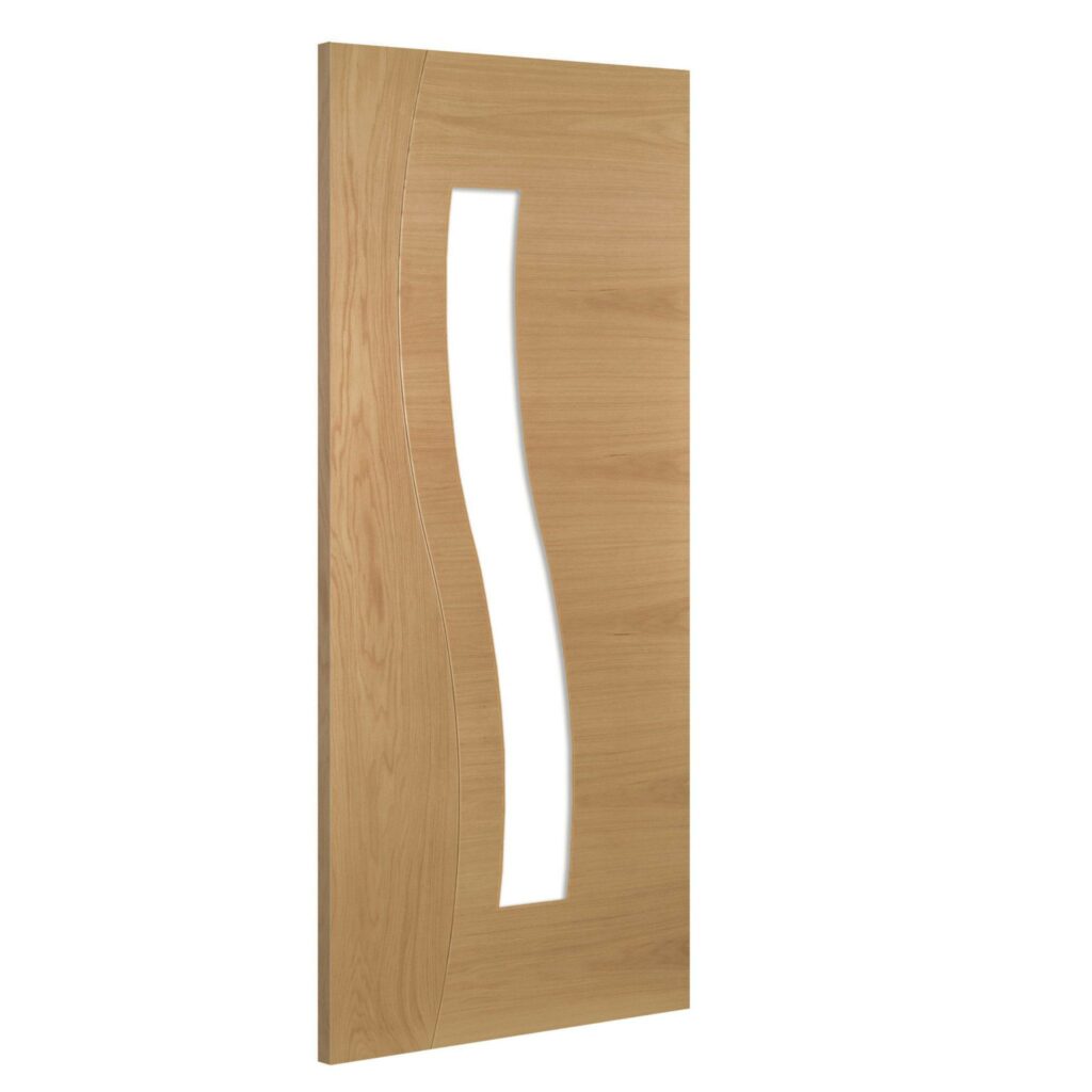 Cadiz glazed interior oak door