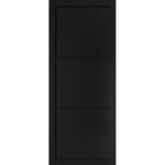 Camden Black Prefinished Door