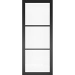 Camden Black Glazed Prefinished Door