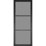 Camden Black Tinted Glazed Prefinished Door