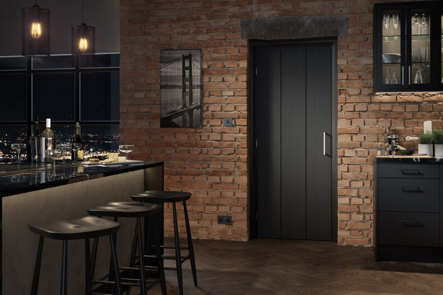 GALWAY EMBOSSED CHARCOAL GREY