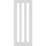 Chester glazed interior white primed door