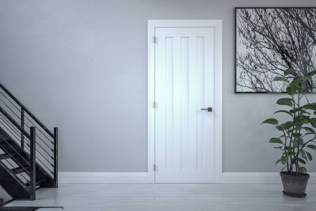Chester interior white primed door