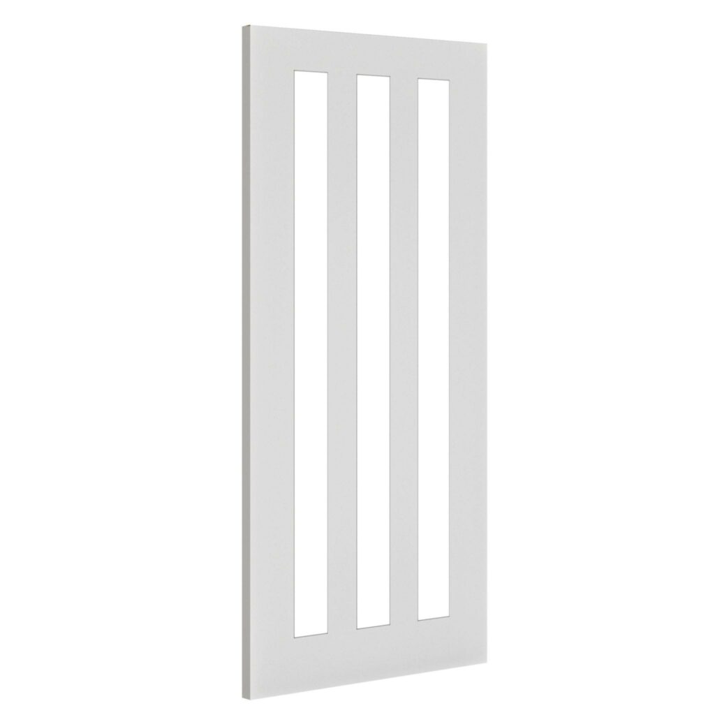 Chester glazed interior white primed door
