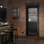DARK CHARCOAL SOHO GLAZED INTERNAL DOOR