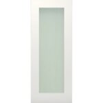 Denver obscure glazed interior white primed door