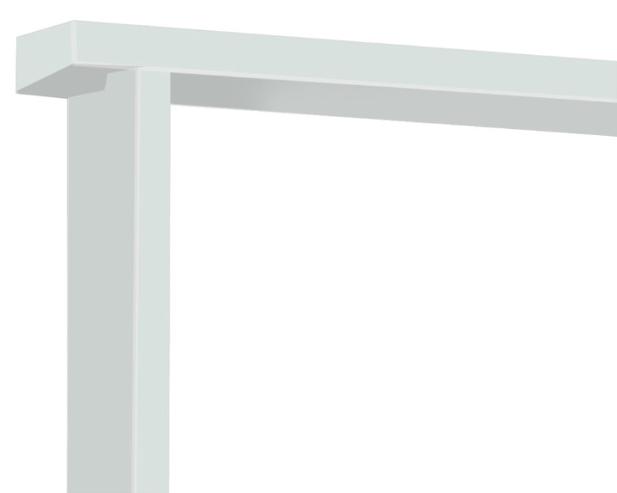 WHITE WRAPPED DOOR LINING WITH LOOSE STOP