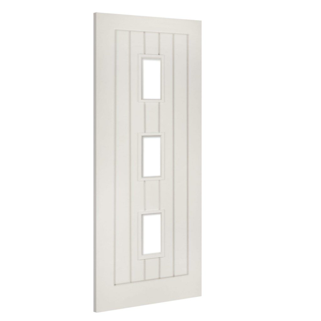 Ely Glazed Interior White Primed Door
