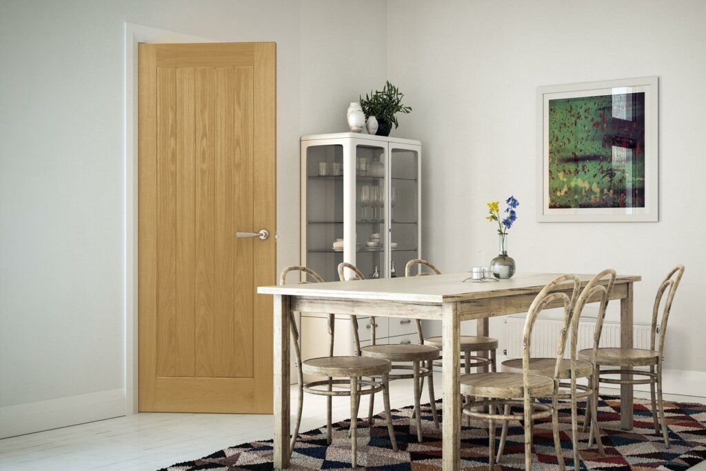 Ely prefinished interior oak fire door