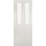 Eton glazed interior white primed door