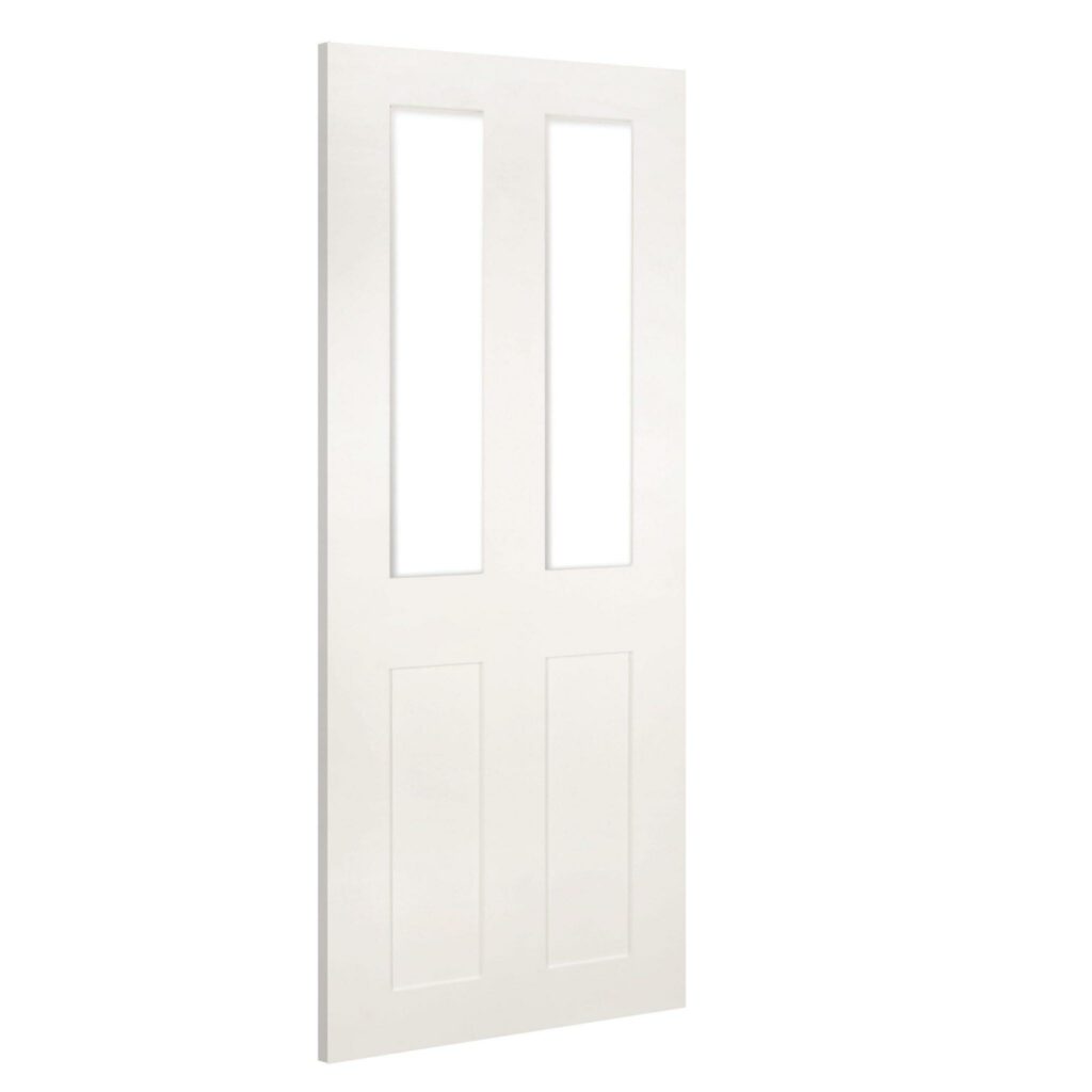 Eton glazed interior white primed door