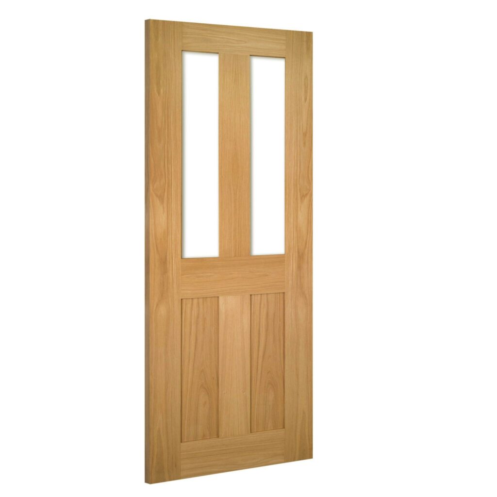 Eton glazed interior oak door