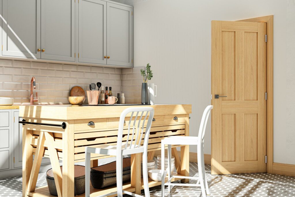 Eton interior oak door
