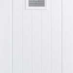 GRP WHITE COTTAGE GLAZED