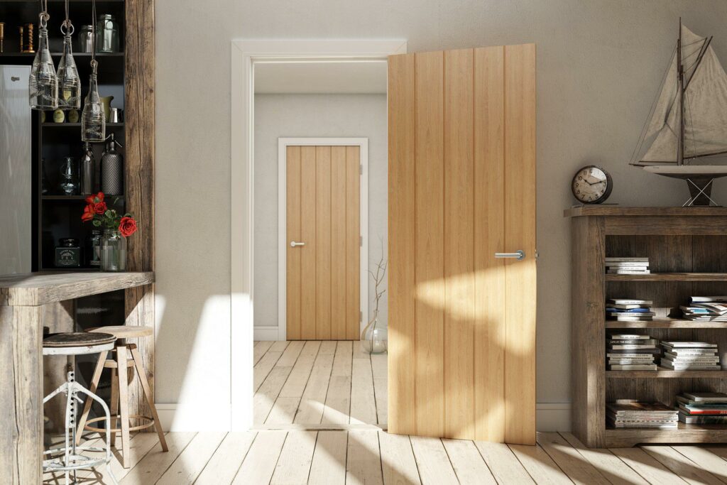 Galway interior oak door