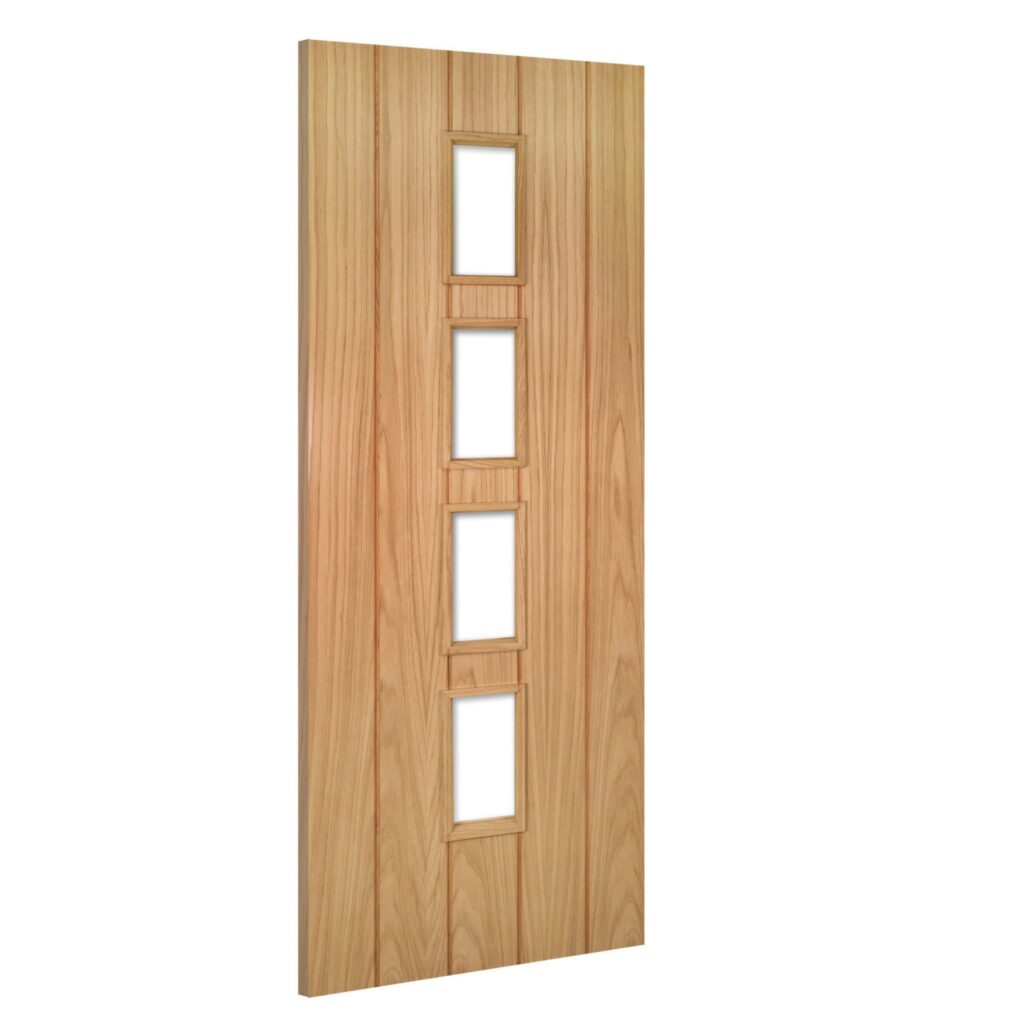 Galway glazed interior oak door