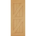 Galway Ledge & Brace interior oak door