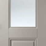 GREY ARNHEM 1L/1P GLAZED PRIMED RAL 7044