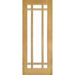 Kerry glazed interior oak door