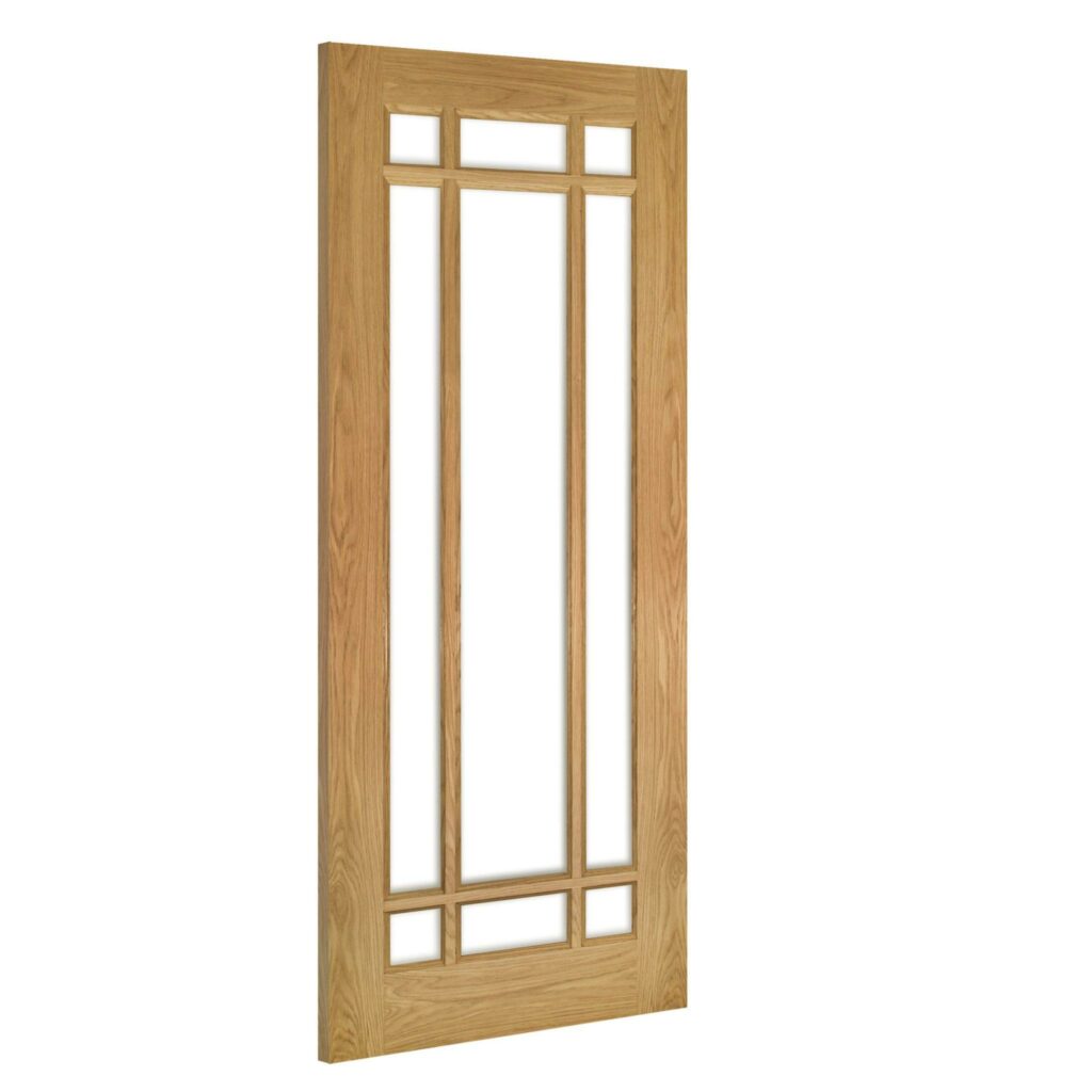 Kerry glazed interior oak door