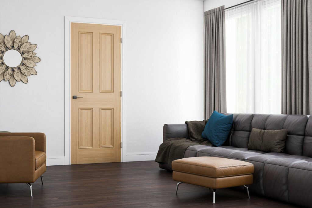 Kingston interior oak fire door