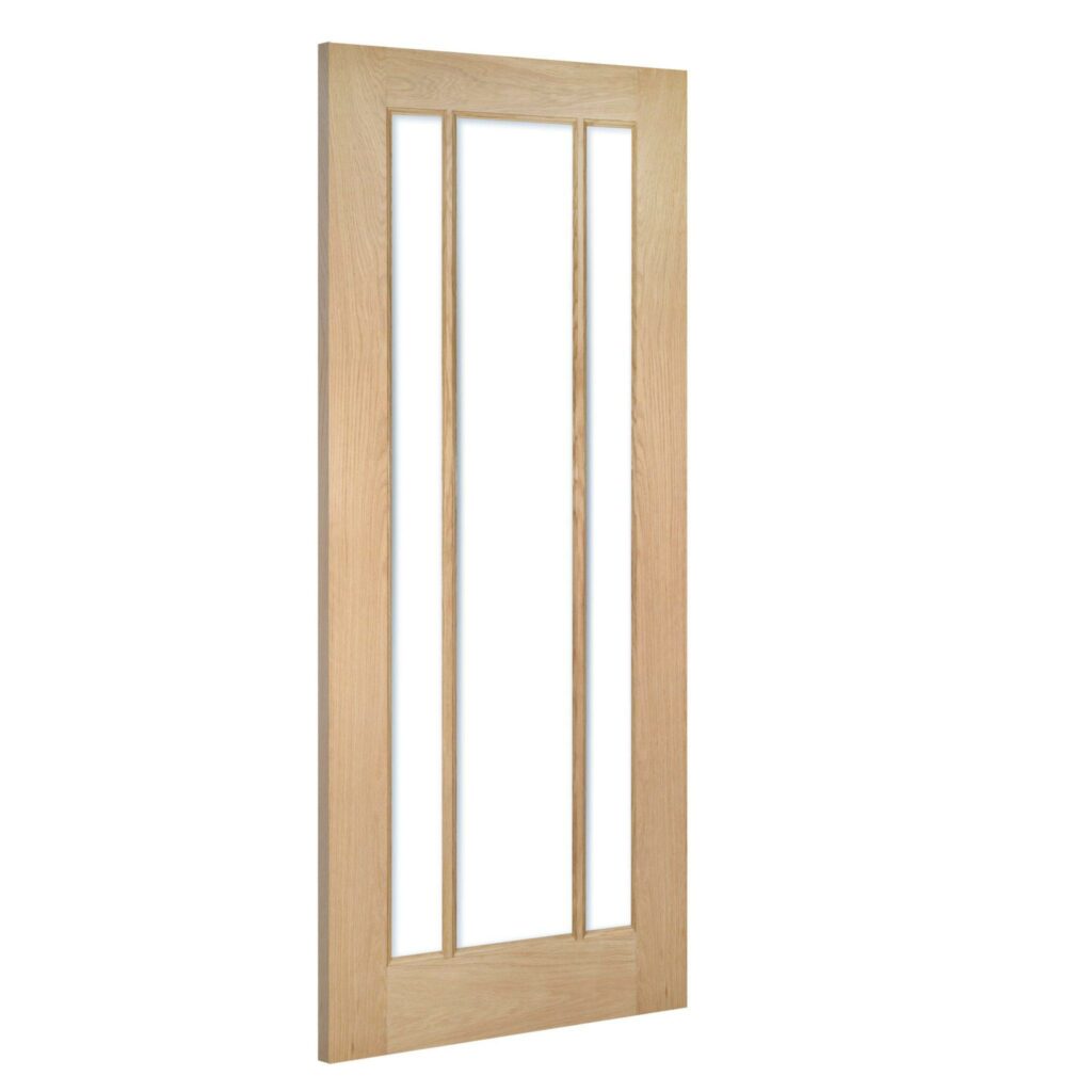 Norwich glazed interior oak door