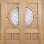 OAK SIDE LIGHT EMPRESS STYLE 1981x457x44mm