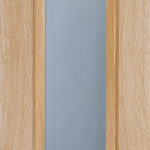 OAK SIDE LIGHT WITH FROSTED GLASS