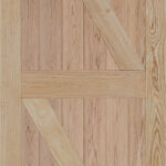 BUTT'N'BEAD SOLID RUSTIC OAK FRAMED&LEDGED