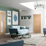 OAK VANCOUVER LONG LIGHT FIREDOOR