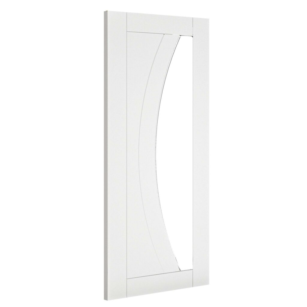 Ravello glazed interior white primed door