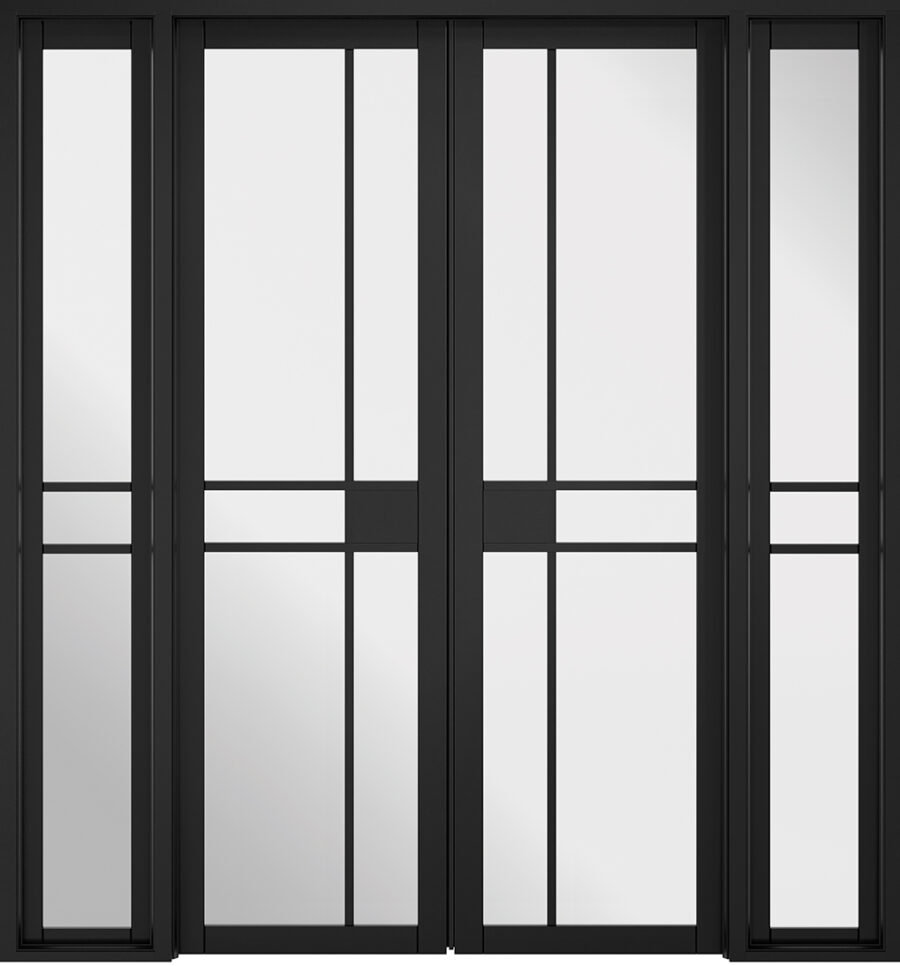 GREENWICH 6' BLACK ROOM DIVIDER