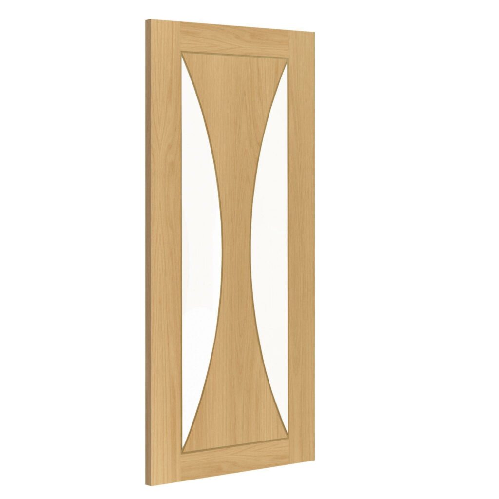 Sorrento glazed interior oak door