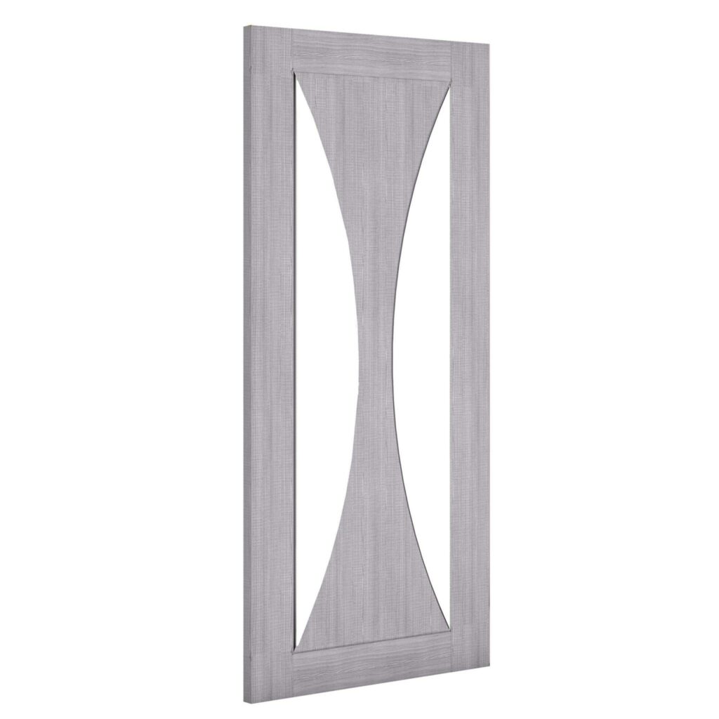 Sorrento glazed interior light grey ash door
