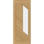Torino glazed interior oak door