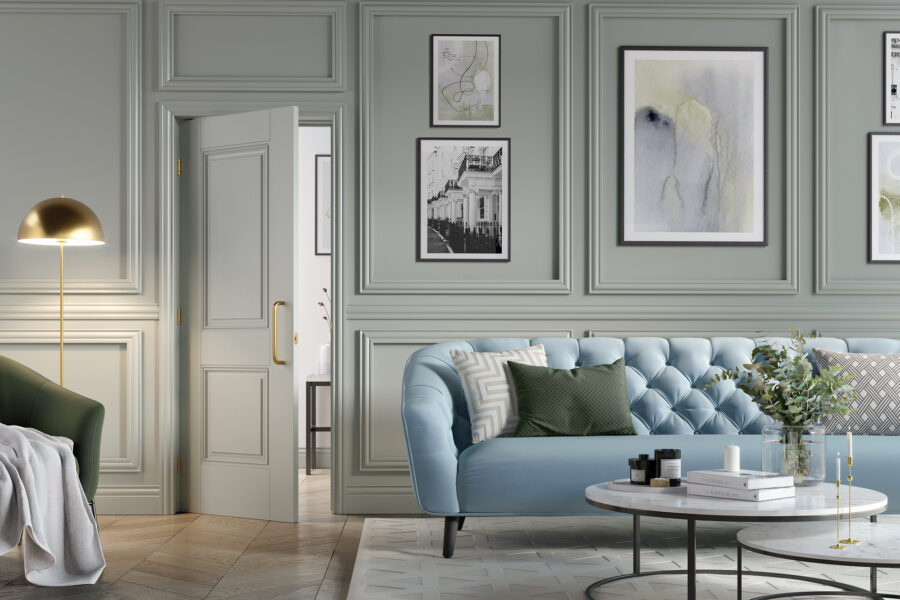 ARNHEM 2 PANEL WHITE PRIMED FD30