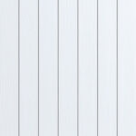 TEXTURED VERTICAL 5 PANEL WHITE MOULDED