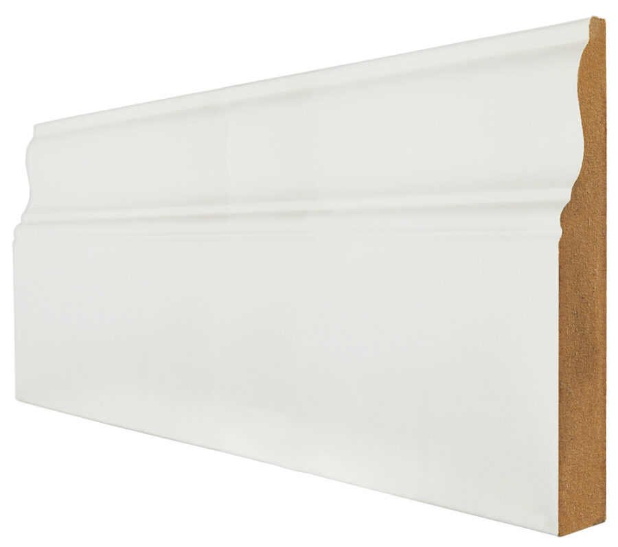 WHITE WRAPPED FERROL SKIRTING (4X3M LENGTHS)