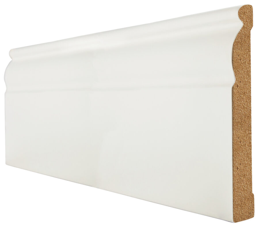 WHITE PRIMED OGEE SKIRTING (4X3M LENGTHS)