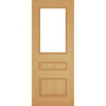 Windsor glazed interior oak door