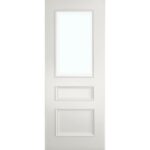 Windsor interior glazed white primed door