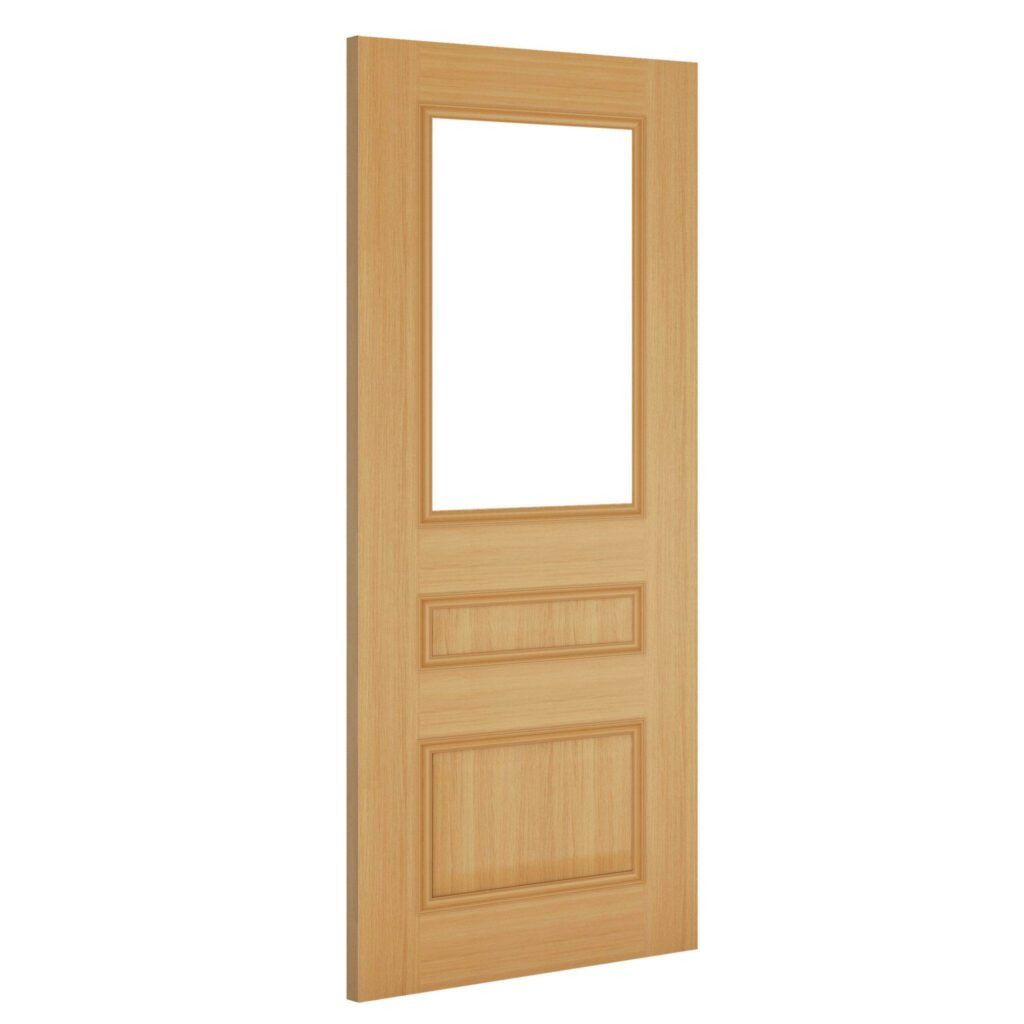 Windsor glazed interior oak door